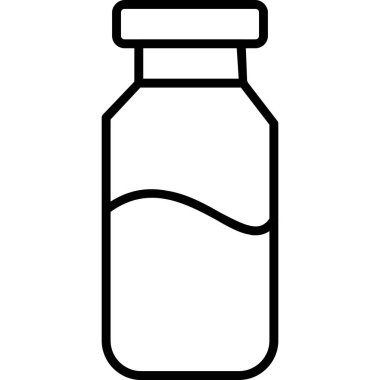 taslak biçiminde cam şişe simgesi iç