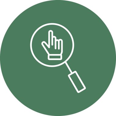 El simgesinin vektör illüstrasyonu