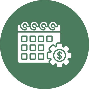 Dolar. Web simgesi basit tasarım