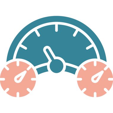 hız ometre vektör simgesi