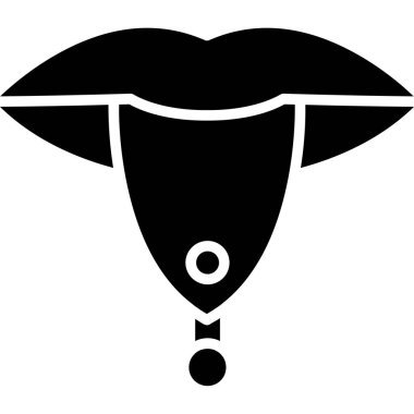 Göğüs simgesi olan dişi göğüs.