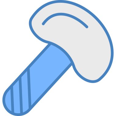 İnşaat fırçası ikonu. Web için inşaat fırçası vektör simgelerinin özet çizimi