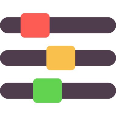 business flat simgeleri vektör illüstrasyonu