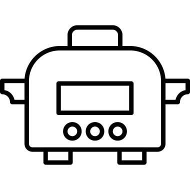 Mutfak simgesi vektör illüstrasyonu