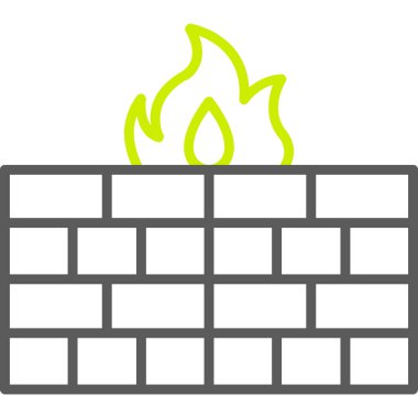 Ateş alevi simgesini ana hatlarıyla eşleştir