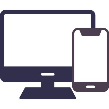 mobil aygıt teknolojisi ikon vektör illüstrasyon tasarımı