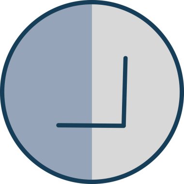 zaman vektör resimleme simgesi