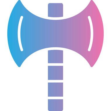 Çekiç. Web simgesi basit illüstrasyon