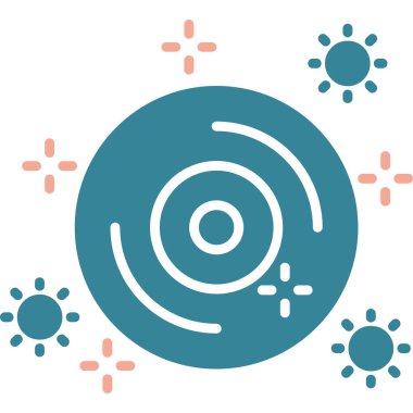 Güneş Simgesi Vektör illüstrasyonu