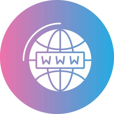 Dünya çapında simgenin vektör illüstrasyonu