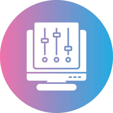 seo modern simgesinin vektör illüstrasyonu