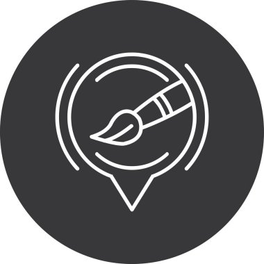 kalem simgesi vektör illüstrasyonu