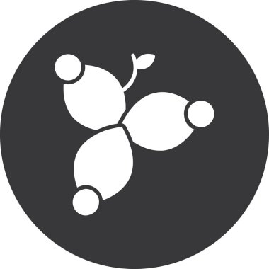 çiçek vektör simgesi, modern biçim