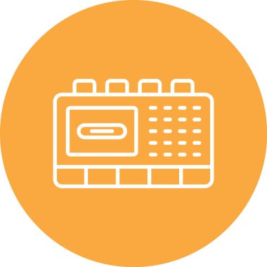 Modern b 'nin vektör illüstrasyonunda müziğin eksik simgesi