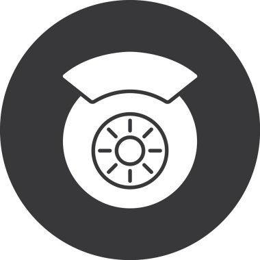 Saat. Web simgesi basit illüstrasyon