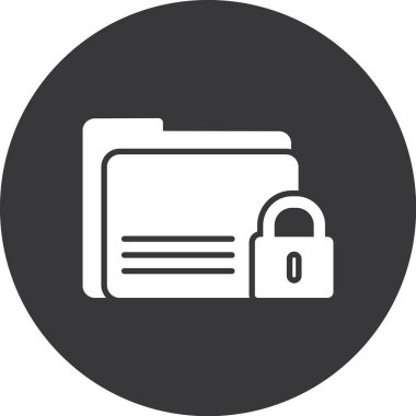 dosya dizini simgesi, vektör illüstrasyonu