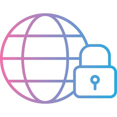 İnternet güvenliği. Basit illüstrasyon