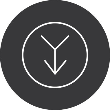 Beyaz arkaplanda vektör simgesi izole edildi