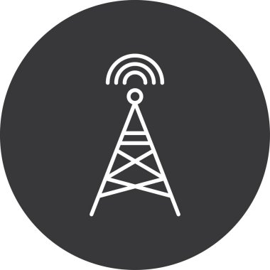 Modern anten simgesinin vektör çizimi