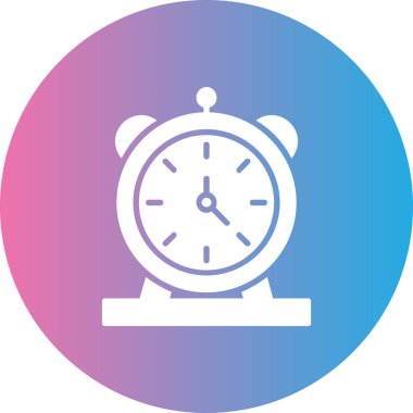 Saat simgesinin vektör illüstrasyonu