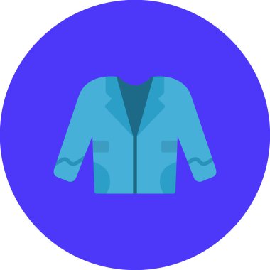 Ceket vektör simgesi modern basit illüstrasyon