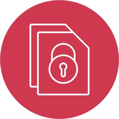 Dosya biçim simgesinin vektör illüstrasyonu