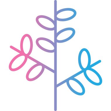 dal çiçeği ana hatlar biçiminde simge bırakır