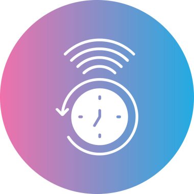 Saat simgesi vektörünün gösterimi