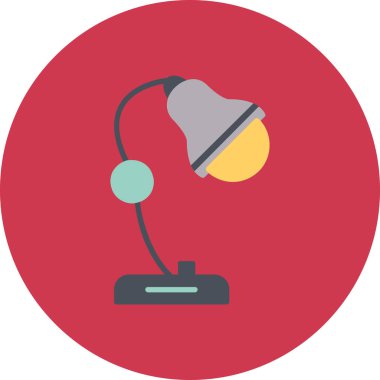 Ofis lambası. Web ve mobil uygulamalar için vektör illüstrasyonu.