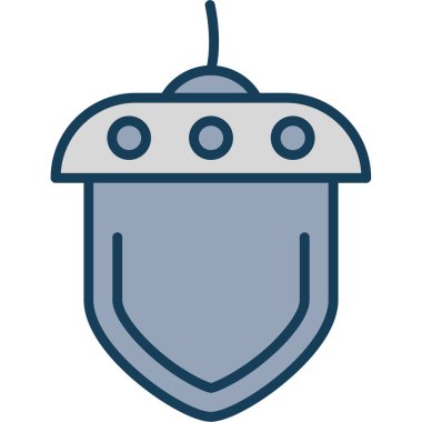 Modern simgenin vektör illüstrasyonu