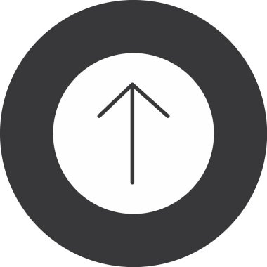 Ok. Web simgesi basit illüstrasyon