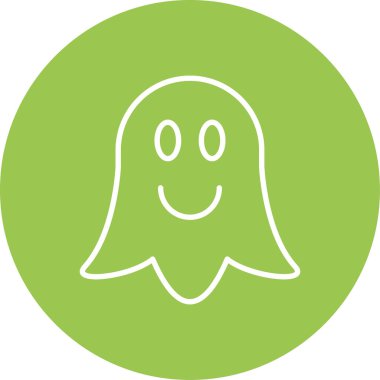 Cadılar Bayramı hayaletinin vektör çizimi