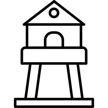 Kilise binası simgesi, taslak biçimi