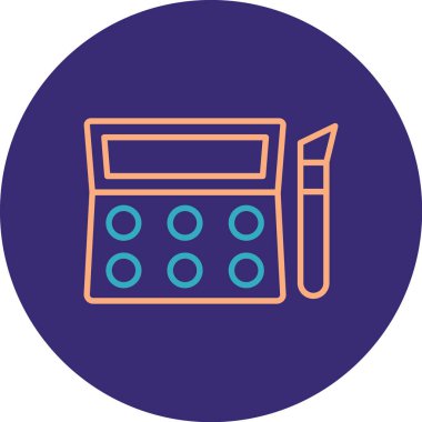 hesap makinesi simgesi vektör illüstrasyonu