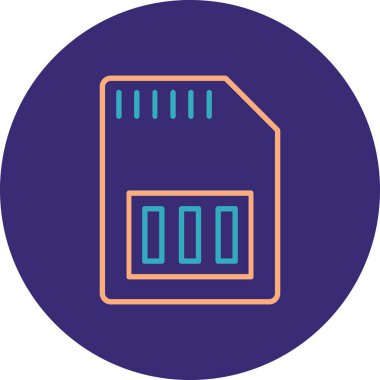 Seo simgesinin vektör illüstrasyonu