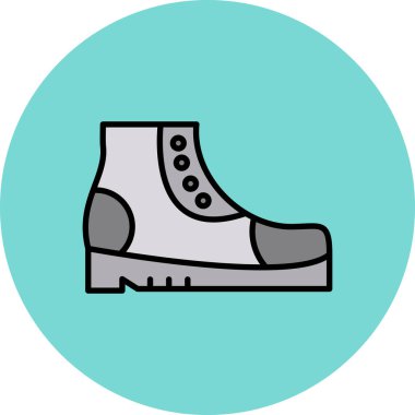 ayakkabı ikonu vektör illüstrasyonu