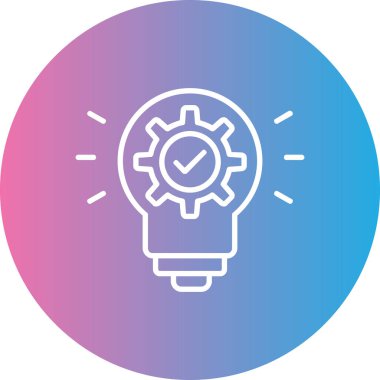 ampul simgesi vektör illüstrasyonu