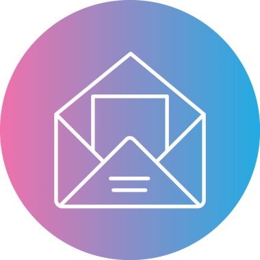 Bir harf simgesinin vektör illüstrasyonu