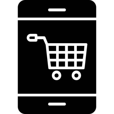 cep telefonu ikonu vektör illüstrasyonu