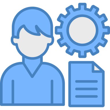 görev simgesi vektör illüstrasyonu