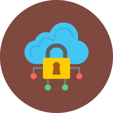 Bulut hesaplama. vektör simgesi