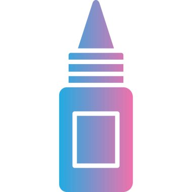 Bir kalem simgesinin vektör illüstrasyonu