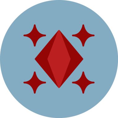 Elmas kristal. Basit resimleme