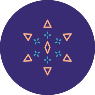 Pusula. Web simgesi basit illüstrasyon