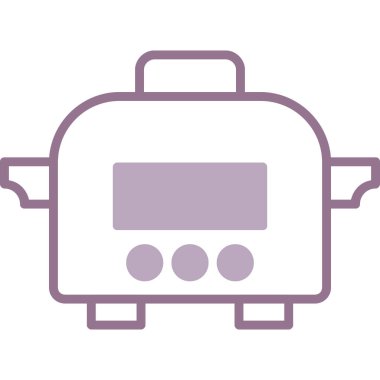 Mutfak aletleri simgesi vektör illüstrasyon grafik tasarımı