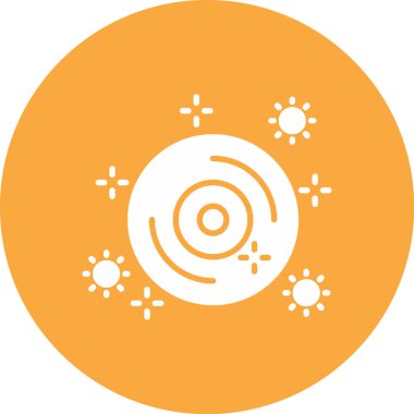 Tek bir izole simgenin vektör illüstrasyonu