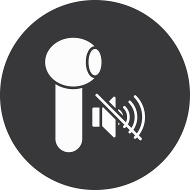 Radyo sinyali şablon tasarımının illüstrasyon vektör grafiği