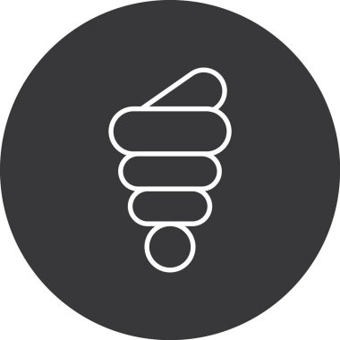 Gıda simgesinin vektör illüstrasyonu