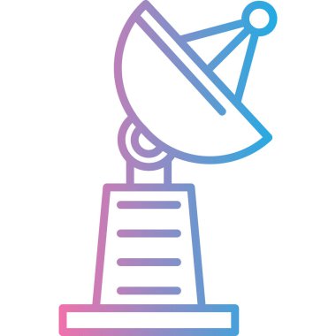 uydu simgesi vektör illüstrasyon tasarımı