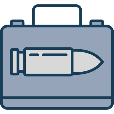 Kurşun ikonu, vektör çizimi. tasarım ögesi